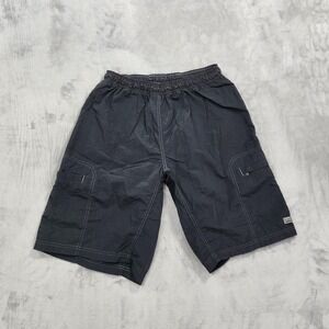 Bellwether Cycling Cargo Shorts Mens XL 34 Black Padded Chamois MTB Trail Bike